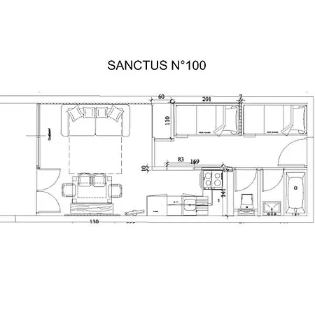 Résidence Sanctus - Pour 6 Personnes Mae-5063 *